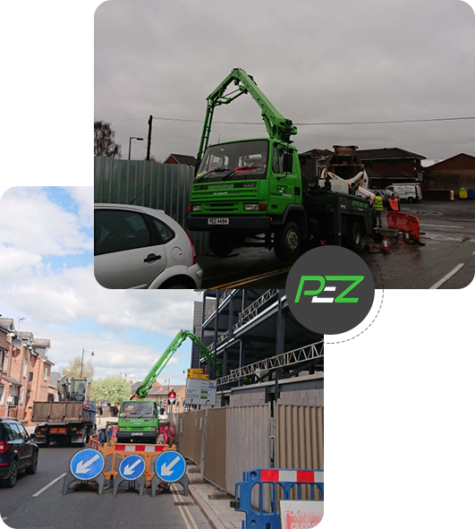Concrete Pump Hire PEZ Concrete Pumping